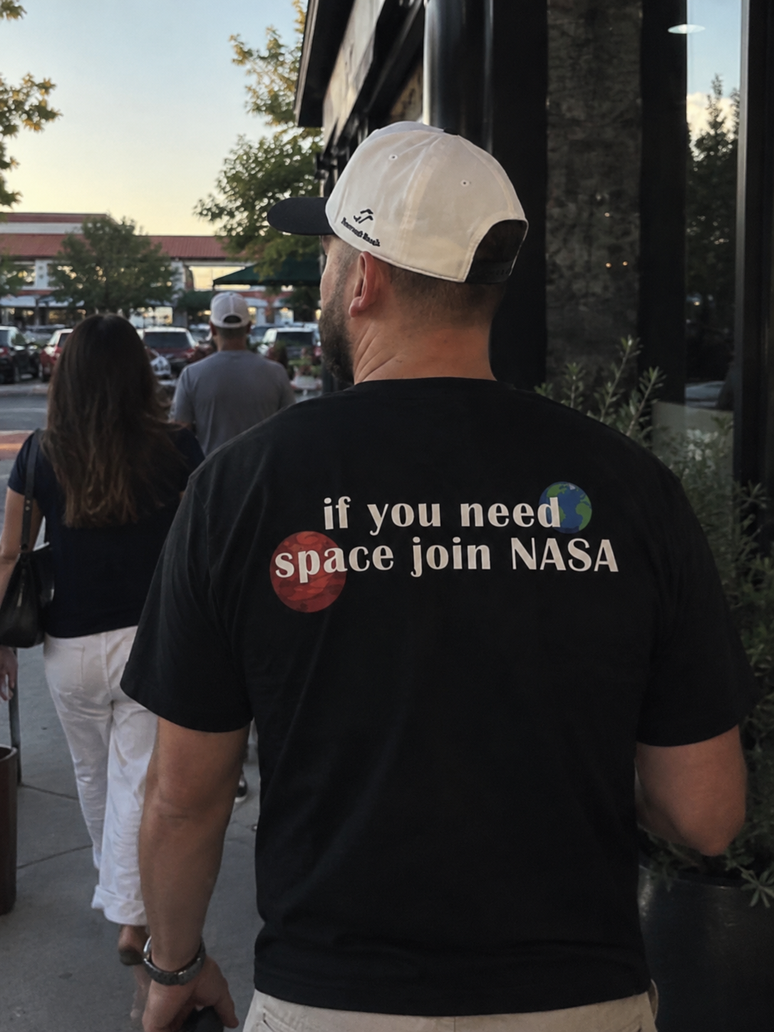 If You Need Space, Join NASA Tee — original photo