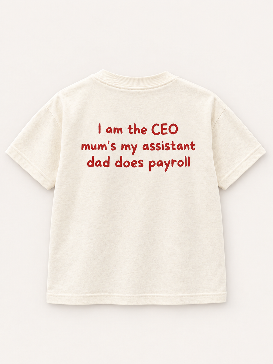 I Am the CEO — Kids — studio mockup