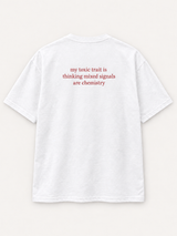 Mixed Signals Are Chemistry Tee — studio mockup
