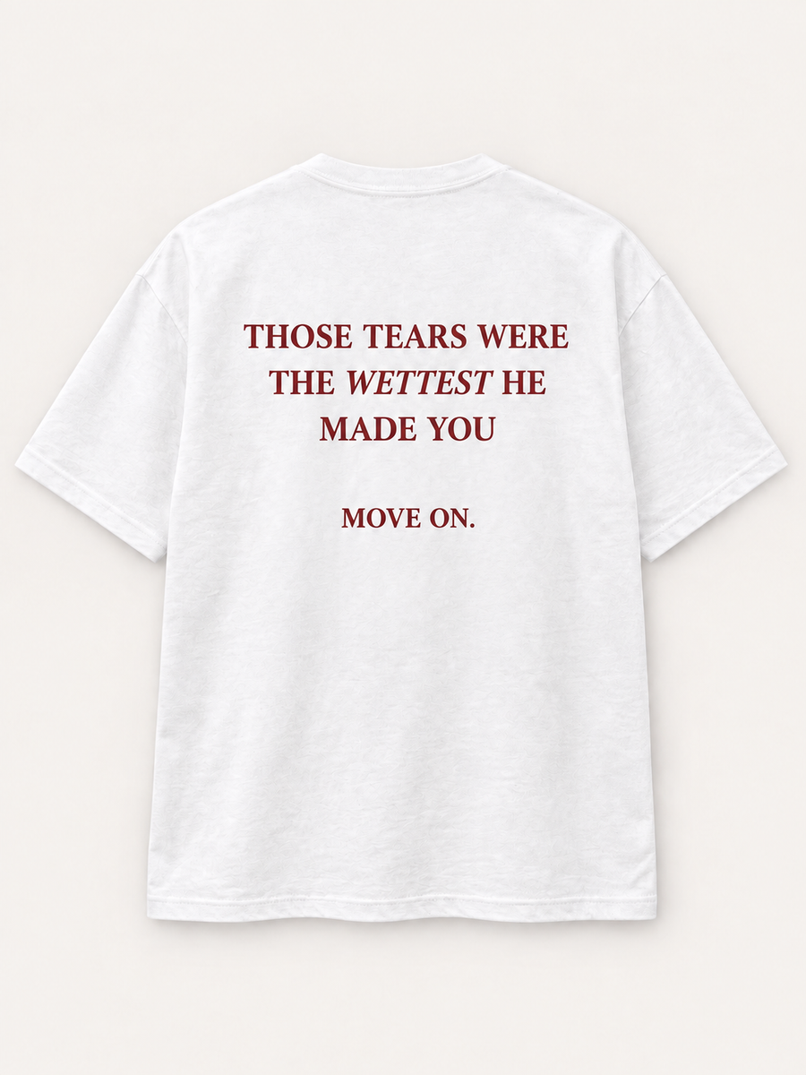 Move On Tee — studio mockup