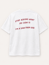 A Sign From God Tee — studio mockup